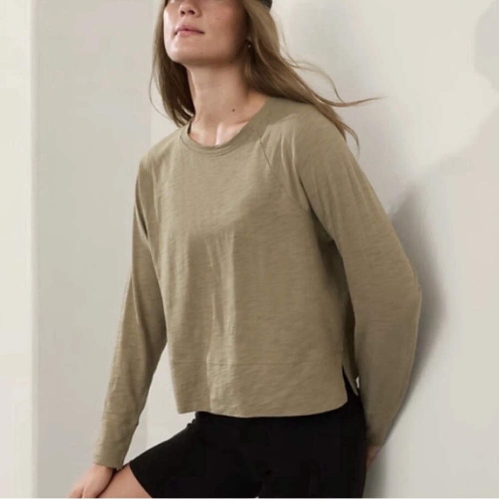 Athleta Classic Slub Tee